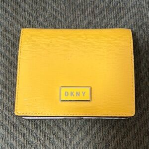 DKNY Gigi Yellow Bifold Wallet